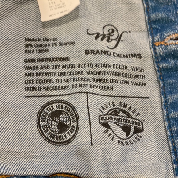 Free People X M2F Coastal Cowgirl Denim Sleeveless Trucket Jacket Frayed -Small - Picture 11 of 12